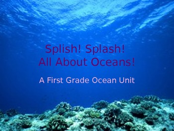 Preview of First Grade Ocean Unit