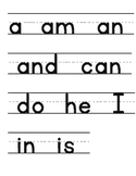 First Grade Open Court Sight Words for Word Wall