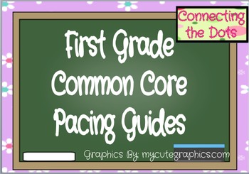 Preview of Common Core Planning Guide (1st Grade)