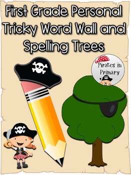 Preview of First Grade Personal Tricky Word Wall and Spelling Trees *CKLA Aligned*
