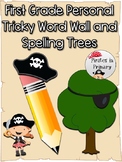 First Grade Personal Tricky Word Wall and Spelling Trees *