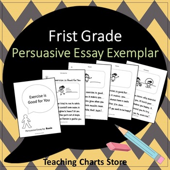 Preview of First Grade Persuasive Essay Writing Exemplar (Lucy Calkins Inspired)