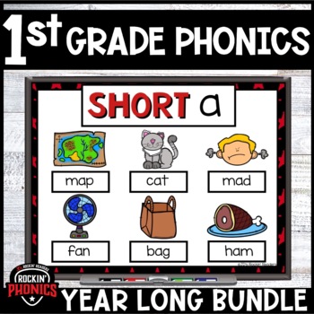 Preview of Science of Reading Phonics Curriculum | Phonics Worksheets | Phonics Games