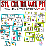 Digraph Worksheets - Write the Room - First Grade Phonics 