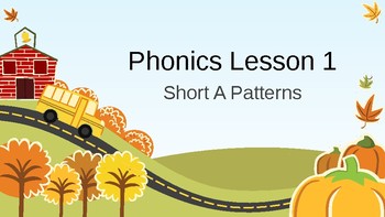 Preview of First Grade Phonics Lessons for the School Year