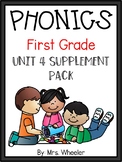 First Grade Phonics: Level 1, Unit 4