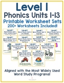 First Grade Phonics (Level 1), Units 1-13 Supplemental Wor