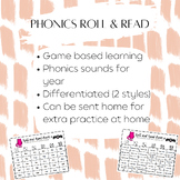 First Grade Phonics Roll and Read Bundle