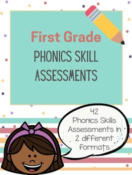 First Grade Phonics Skill Assessments by Lee's Little Lights | TPT