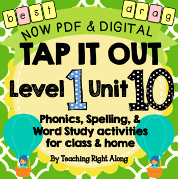 Preview of First Grade Phonics Unit 10 | 5 Sound Words & Suffixes