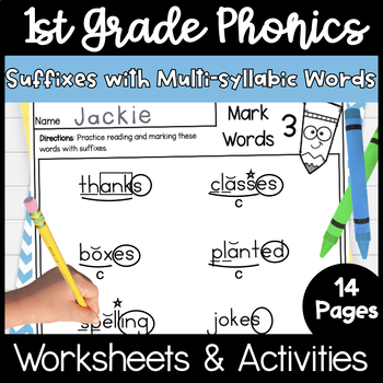 Preview of First Grade Phonics Unit 14 Trick words and Review Word Structures