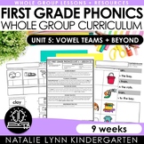 First Grade Phonics Unit 5 Long Vowel Teams + Diphthongs L