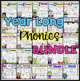 Year Long Phonics Bundle Science of Reading Activities Fir