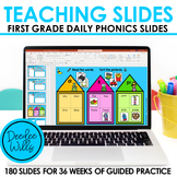 Phonics Teaching Slides for First Grade  No Prep Teacher S