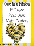 First Grade Place Value Centers Minion Themed