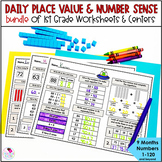 First Grade Place Value - Daily Math Practice - Number Sen