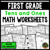 First Grade Place Value Tens and Ones Worksheets (First Gr