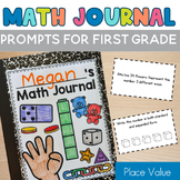 Place Value Math Journal Prompts for First Grade