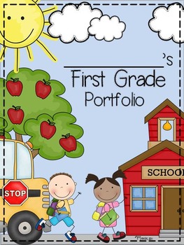 First Grade Portfolio and Memory Book by Katie Mense  TpT