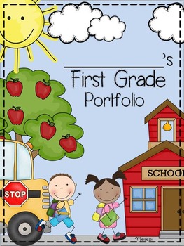 Preview of First Grade Portfolio and Memory Book