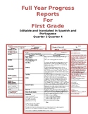 First Grade Progress Reports for the FULL YEAR Q1-Q4...tra