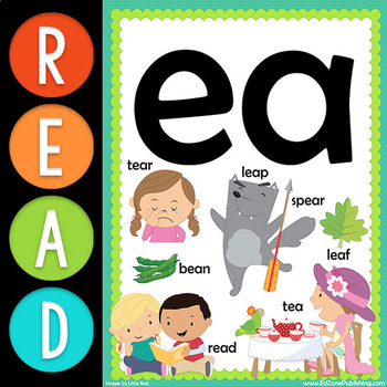 Preview of First Grade READ:  Vowel Team EA