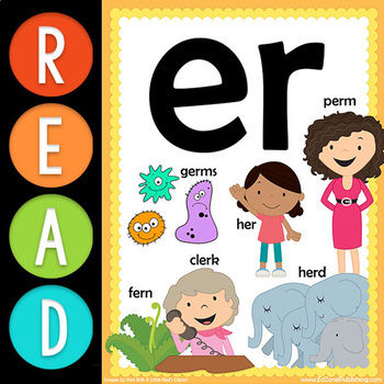 Preview of First Grade READ:  Vowel Team Short ER