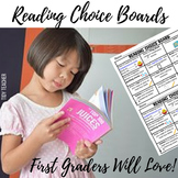 First Grade Reading Center Choice Board