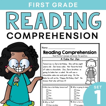 Preview of First Grade Reading Comprehension Passages - Set 1