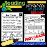 First Grade Reading Comprehension and Sight Word Bundle wi