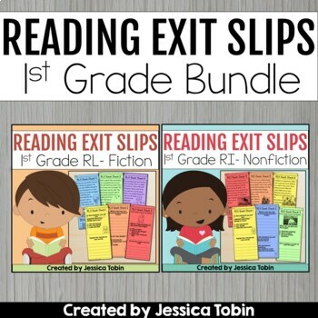 Preview of First Grade Reading Exit Tickets - Standards-Based Reading Assessments