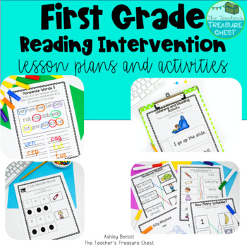 Preview of Reading Intervention Binder for First Grade