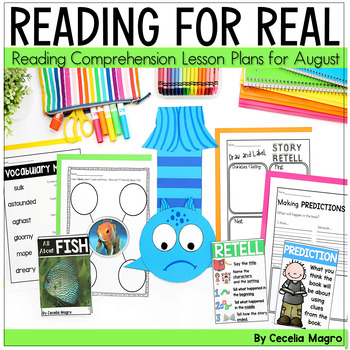 Preview of First Grade Reading Lesson Plans and Activities August Reading Comprehension