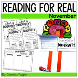 First Grade Reading Lesson Plans and Activities November R