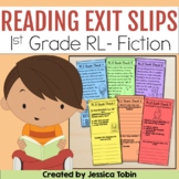 First Grade Reading Passages Exit Tickets - RL Fiction Qui