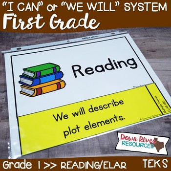 Preview of First Grade Reading TEKS I Can Statements {ELAR Standards}