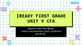 First Grade Ready Math Unit 9 Assessment