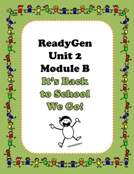 Preview of First Grade ReadyGen Unit 2B Lessons 1-6 Conventions Worksheets
