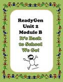 First Grade ReadyGen Unit 2B Lessons 1-6 Conventions Worksheets