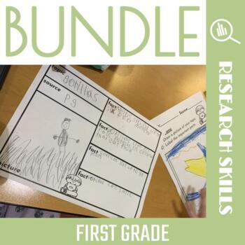 Preview of First Grade Research Skills: BUNDLE