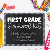 First Grade Resources Bundle- 40 Resources Included!