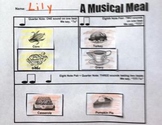 First Grade Rhythm and Composition Packet - Thanksgiving Theme