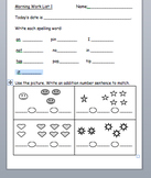 First Grade Saxon Phonics Spelling & Common Core Math Morn