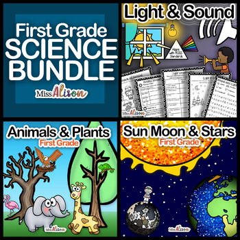Preview of First Grade Science Bundle