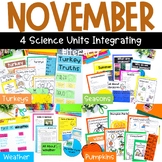 Science for November BUNDLE: Pumpkins, Seasons, Turkeys, a