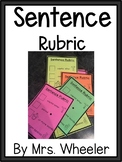 First Grade Sentence Rubric