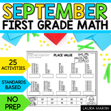 First Grade September Math Worksheets - Fall Math Workshee