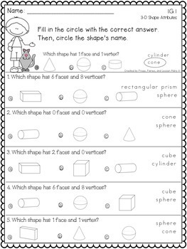 Shapes - 1st Grade by Frogs Fairies and Lesson Plans | TpT