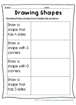 first grade shapes worksheets by the balancing act tpt