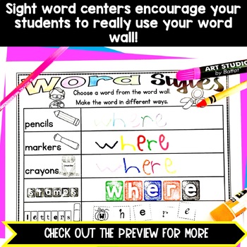 Word Wall Word Work Worksheets  Word work, Word work worksheets, Words